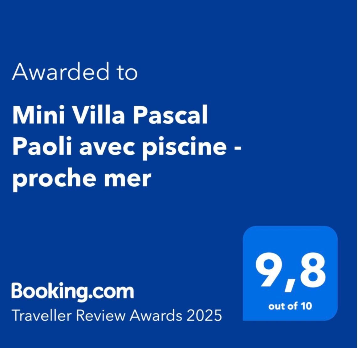 Mini Villa Pascal Paoli Avec Piscine - Proche Mer Prunelli-di-Fiumorbo Εξωτερικό φωτογραφία